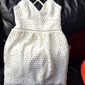 Abercrombie & Fitch white dress size small